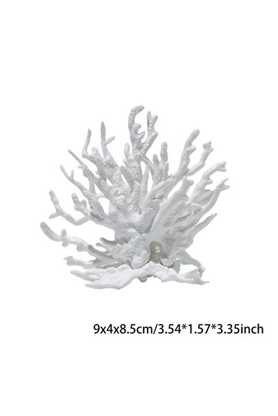 Choice4 White S Coralline Artificial Fish Tank Decorations Aquarium Artificia...