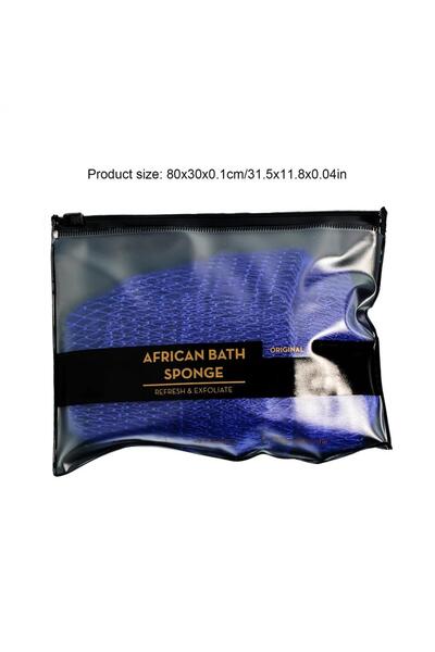 Choice5 Blue African Sponge African Bath Net Reusable Body Scrubber For Skin ...