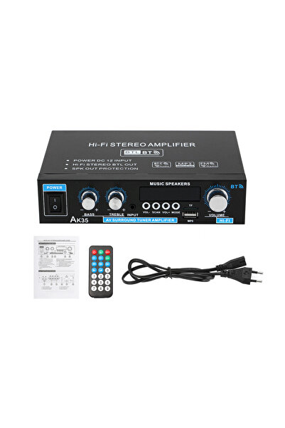 Choice1 US Plug AK 35 AK45/AK35 800W Home Power Amplifier 2 Channel Bluetooth...