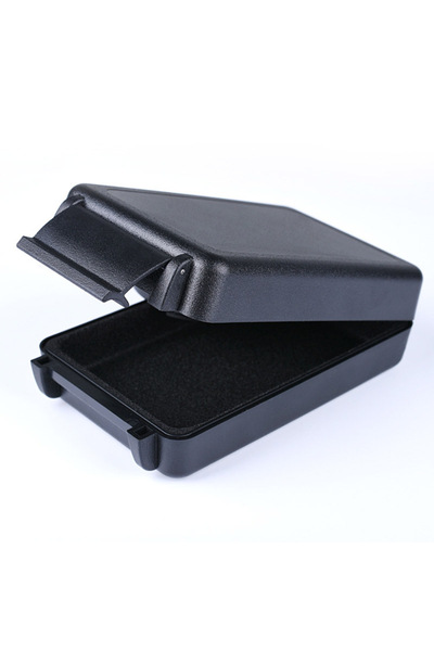 Choice Dark Grey Black Earphone Storage Case Square Case Portable Hold Earpho...
