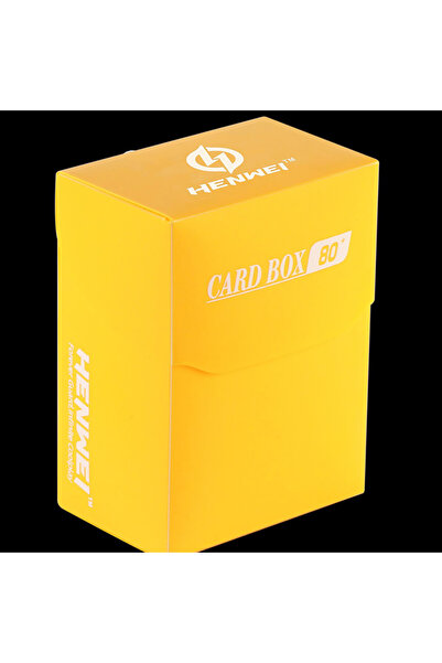 Choice4 Yellow 80+Card Deck Box PP Material Portable Many Color TCG Cards Cas...