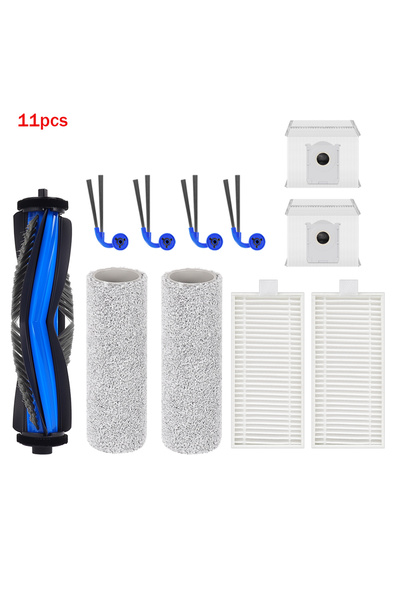 Choice21 11pcs set Filter Roller Mop Dust Bag Main Side Brush For ECOVACS X9 ...