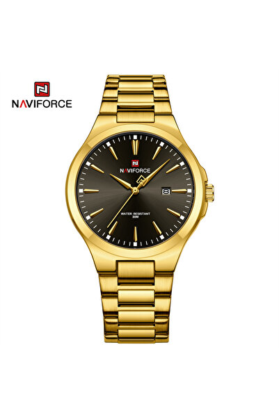 Naviforce ساعات رجالية بتصميم أصلي من جي بي، مصنوعة من الفولاذ المقاوم للصدأ،...