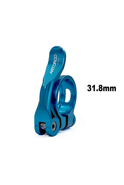 Choice Blue 31.8 31.8/34.9mm Mounta Bike Seat Post Clamp, Road Bicycle Alumin...