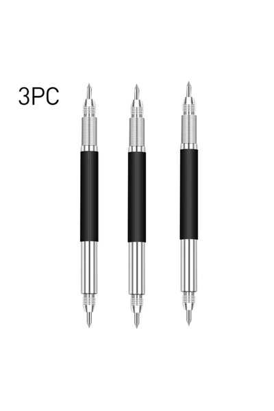 Choice1 3pcs Double Head Engraving Marking Pen Tungsten Carbide Tip Etching P...