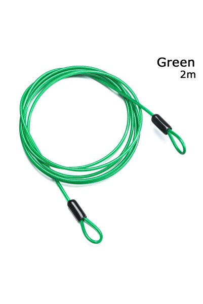 Choice Green-2 meters 0.5/1/2M Bicycle Accessories Bicycle Lock Wire Cycling ...