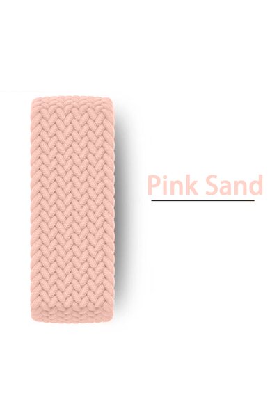 Choice 38 40 41 42(S10) mm S pink sand Braided Solo Loop For Apple watch Band...