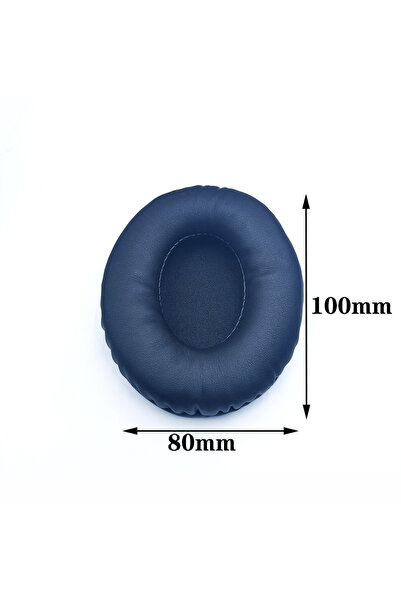 Choice 80mm x 100mm Oval Ear Pads For Headphones Covers Sponge Leather Foam C...