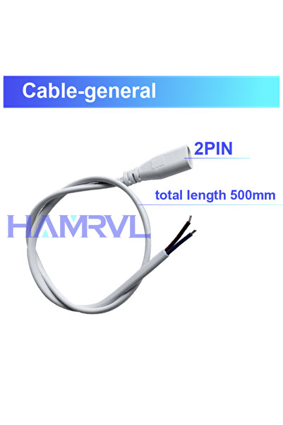 Choice 1pc Cable-general Hexagon LED Light 2-Pin Power Cord with On/Off Switc...