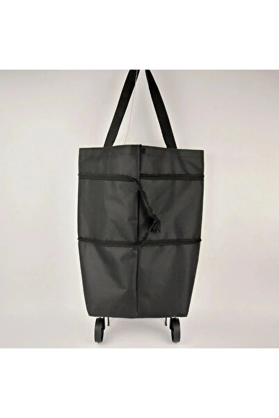 Choice3 black Foldable Wheeled Shopping Cart Lightweight Portable Grocery Bag...