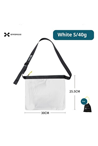 Choice5 white S Sports Foldable Crossbody Bag for Outdoor Travel Commuting Ul...