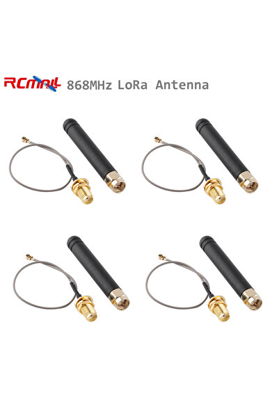 Choice 4PCS 868MHz 4PCS 868MHz 915MHz LoRa Antenna U.FL/I-PX to SMA Connector...