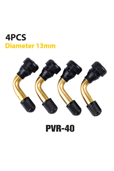 Choice PVR-40 4Pcs/set 90 Degrees Angle Valve For Tubeless Tires Nipple For T...