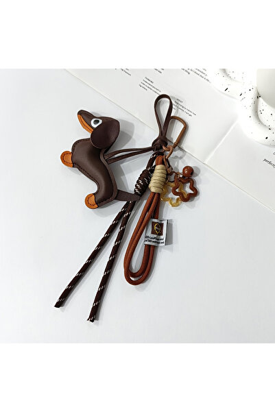 Choice5 coffeeSTYLE3 Dachshund Bag Chains Women Bag Decorations Bag Charms Ha...
