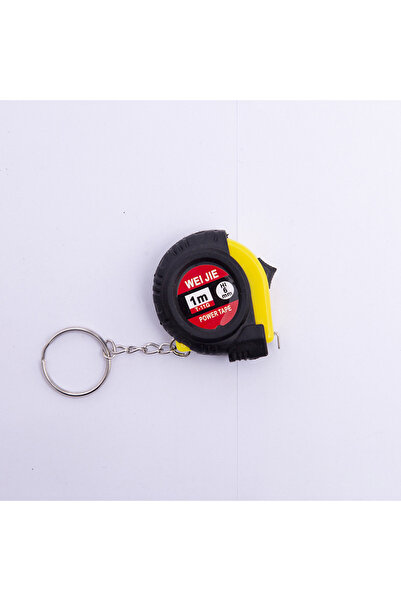 Choice1 Yellow Mini Power Tape Measure Keychain Universal Pull Ruler Metric T...