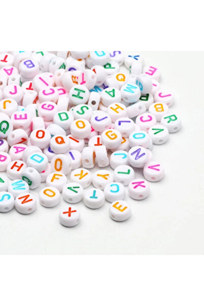 Choice99 500pcs Random Mix 100-500PCS Colorful Round A-Z Alphabet Letter Acry...