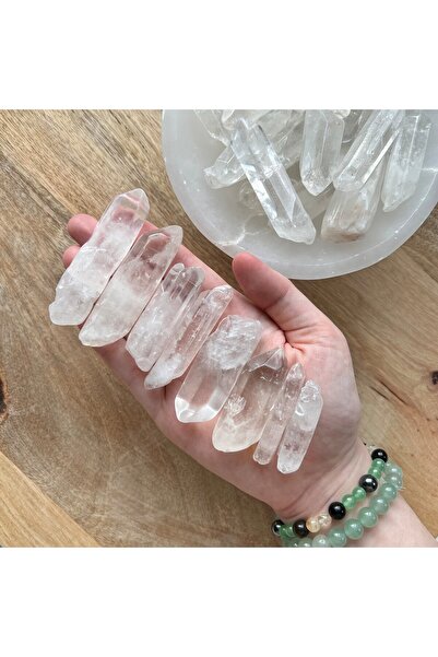 Choice4 8pcs Quartz Crystals Bulk Wholesale - Raw Clear Quartz Crystal Points...