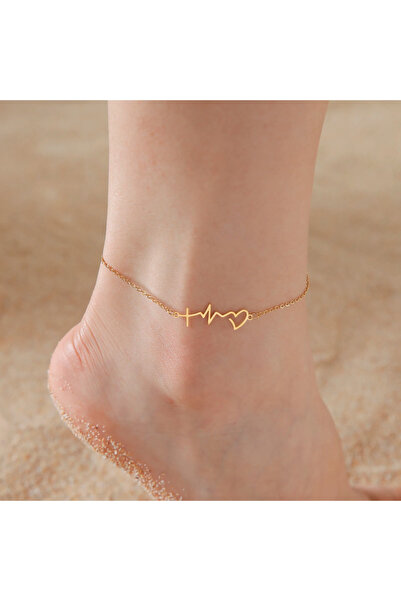 Choice AMS80054D Tiny Korean Chain Cat Charm Anklet For Women Gold Color Leaf...