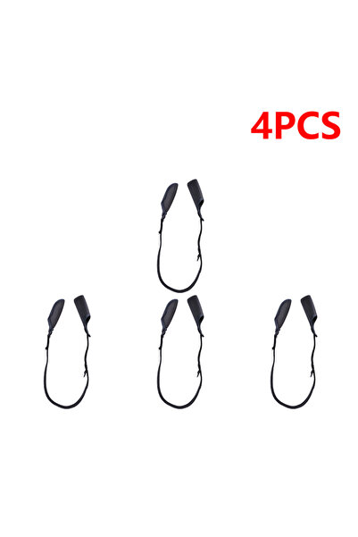 Choice 4pcs Fishing Rod Tie Pole Tip Cover Strap Fastener Sleeves Fishing Rod...