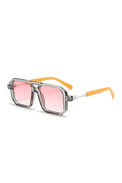 Choice Grey Retro Square Frame Sunglasses Men And Women With The Same Europea...