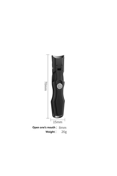 Choice Black trumpet Large Opening Nail Clipper Set, Special Nail Clippers fo...