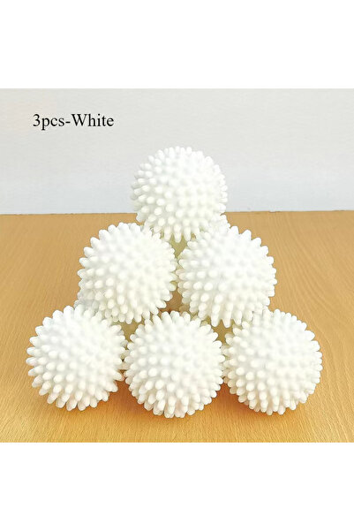 Choice 3pcs-White Anti-wrap laundry ball round pure white magic cleaning drum...