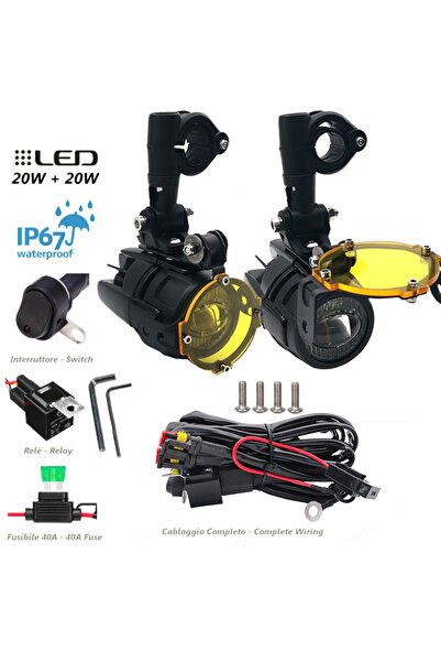 Choice5 مجموعة مصابيح ضباب صفراء اللون، ملحقات دراجة نارية، لهوندا CRF 1100 L...