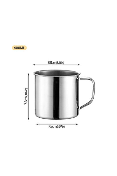 Choice 400ml 50-400ml Stainless Steel Cup Portable Coffee Cup Camping Travel ...