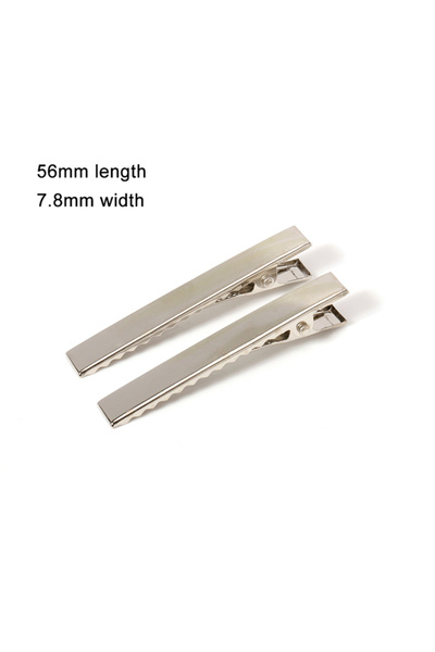 Choice 50pcs 56mm 50Pcs High Quality Metal Hair Alligator Clips Accessories f...