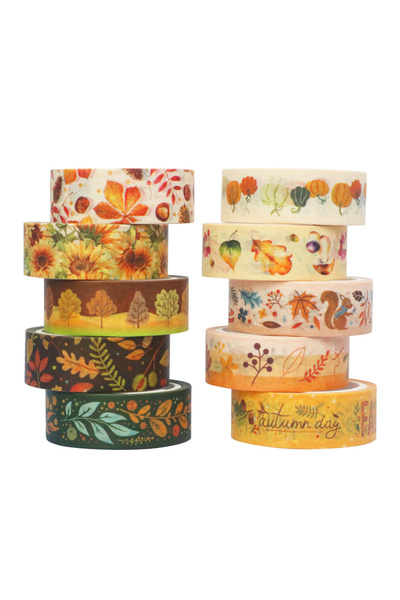 Choice Harvest Autumn 10 pcs/set Harvest Autumn Washi Tape Set Scrapbooking D...