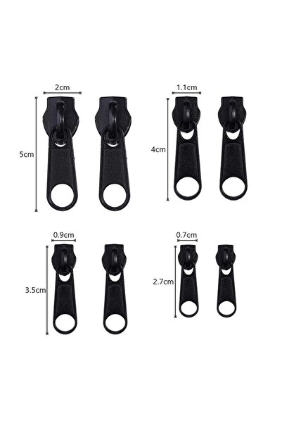 Choice1 1473604-8pcs 3# 5# 8# 10# Zipper Head Zipper Repair Kit Easy Fix Zipp...