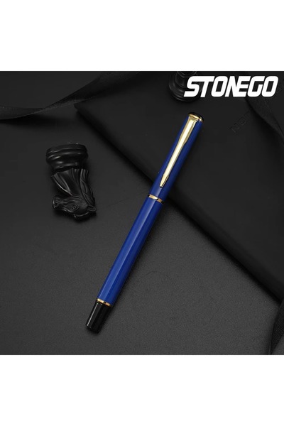 Choice12 Style B Blue STONEGO Classic Metal Signature Pen, Retractable Roller...