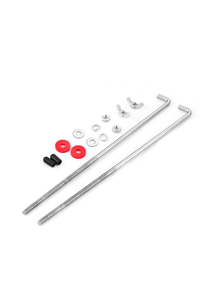 Choice4 Only fitting bag 190mm Aluminum Car Battery Tie Down Mount Holder Bra...