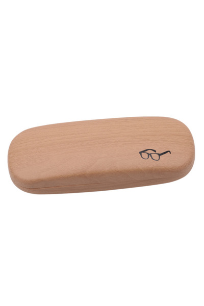 Choice wooden High Quality Wood Grain Hard Kit Holder Metal Reading Glasses C...