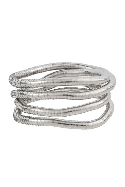 Choice 90cm silver 6mm 90cm DIY Iron Bendable Flexible Twisted Snake Chain Ne...