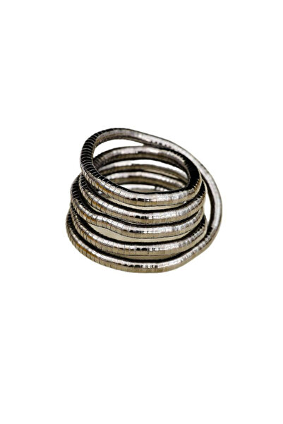 Choice 90cm black 6mm 90cm DIY Iron Bendable Flexible Twisted Snake Chain Nec...