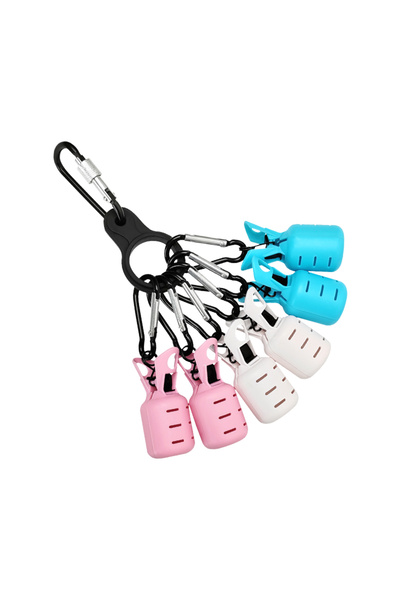 Choice 2 New Squid Jig Bait Protector Kit 6pcs Webfoot Octopus Egi Hooks Cove...