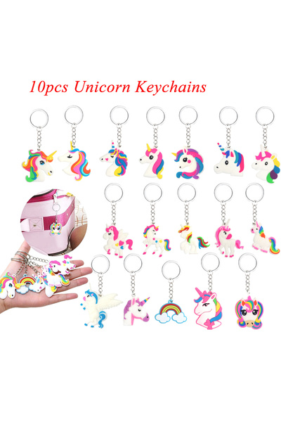 Choice7 Hasbro as picture 10pcs Keychains 62Pcs Unicorn Party Favors Unicorn ...