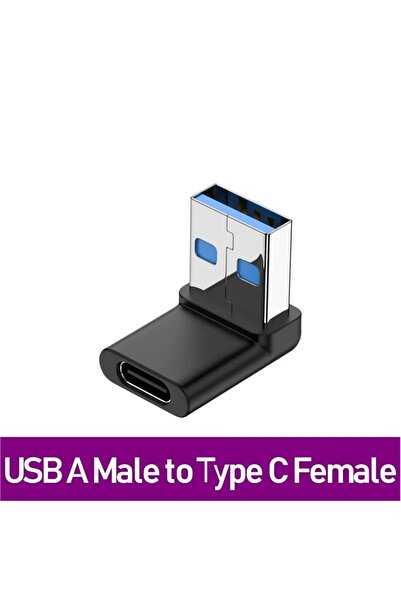 Choice4 محول تمديد USB3.0 ذكر إلى أنثى بزاوية 90 درجة E-002 NNBILI، موصل USB ...