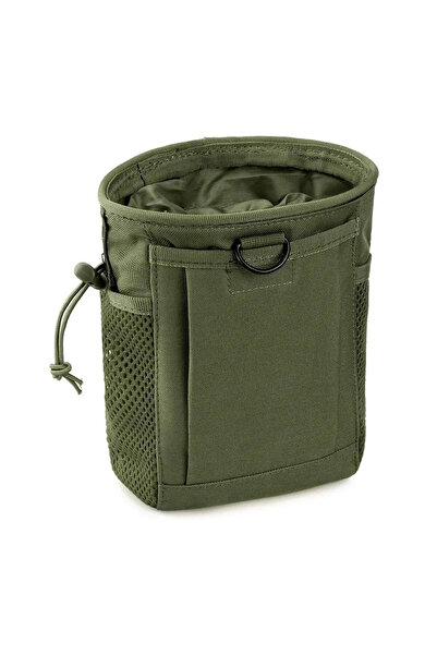 Choice Green Tactical Molle Drawstring Magazine Dump Pouch Adjustable Utility...