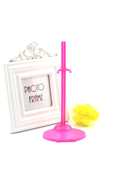 Choice1 5 Pcs Pink 5Pcs Doll Holding Stands Transparent Supports Display Rack...