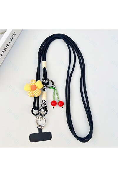 Choice Polyester / Nylon black Two-In-One Multi-Functional Mobile Phone Lanya...