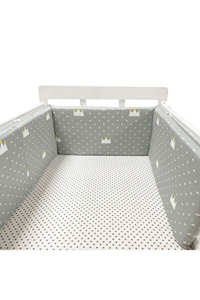 Choice NO5White Crown Baby Bumper Chichonera Crib Cot Protector Infant Cotton...