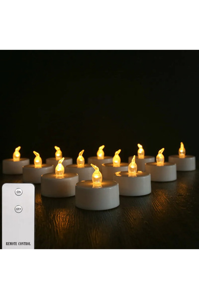 Choice 1 Set A 24PC LED Flameless Candles with Remote Control Flickering Wate...