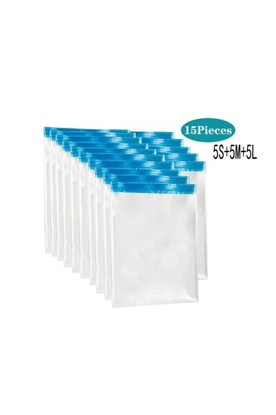Choice 15 Combo 5S 5M 5L Travel Compression Bags, Roll Up Travel Space Saver ...
