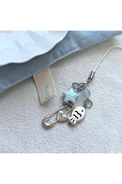 Choice 02 Summer Small Fish Star Charm Keychain Phone Lanyard Keyring Bag Pen...
