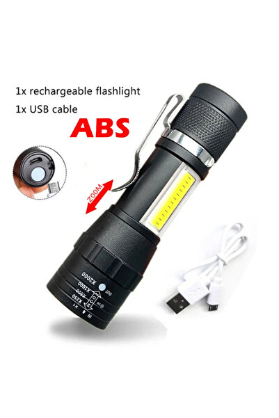 Choice4 1PC Package D Mini Torch LED Rechargeable Flashlight Portable USB Cha...