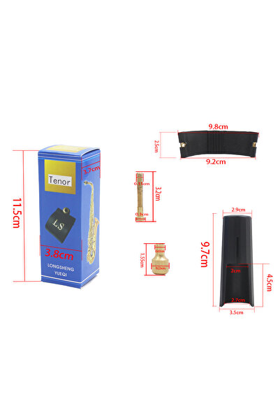 Choice3 Tenor Sax Clarinet Mouthpiece Ligature And Cap Alto Soprano Tenor Sax...