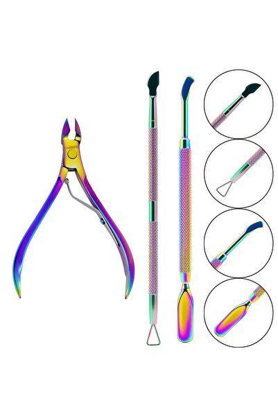 Choice6 04 2/3Pcs/lot Professional Stainless Steel Multicolor Nail Cutter Sci...