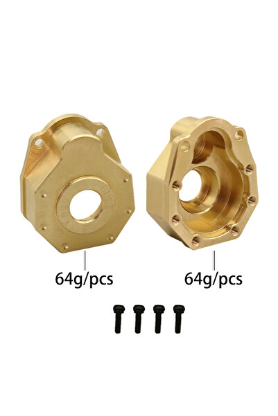 Choice 03 1/10 RC Crawler TRX-4 Brass Heavy Duty Counter Weight Set Portal Dr...